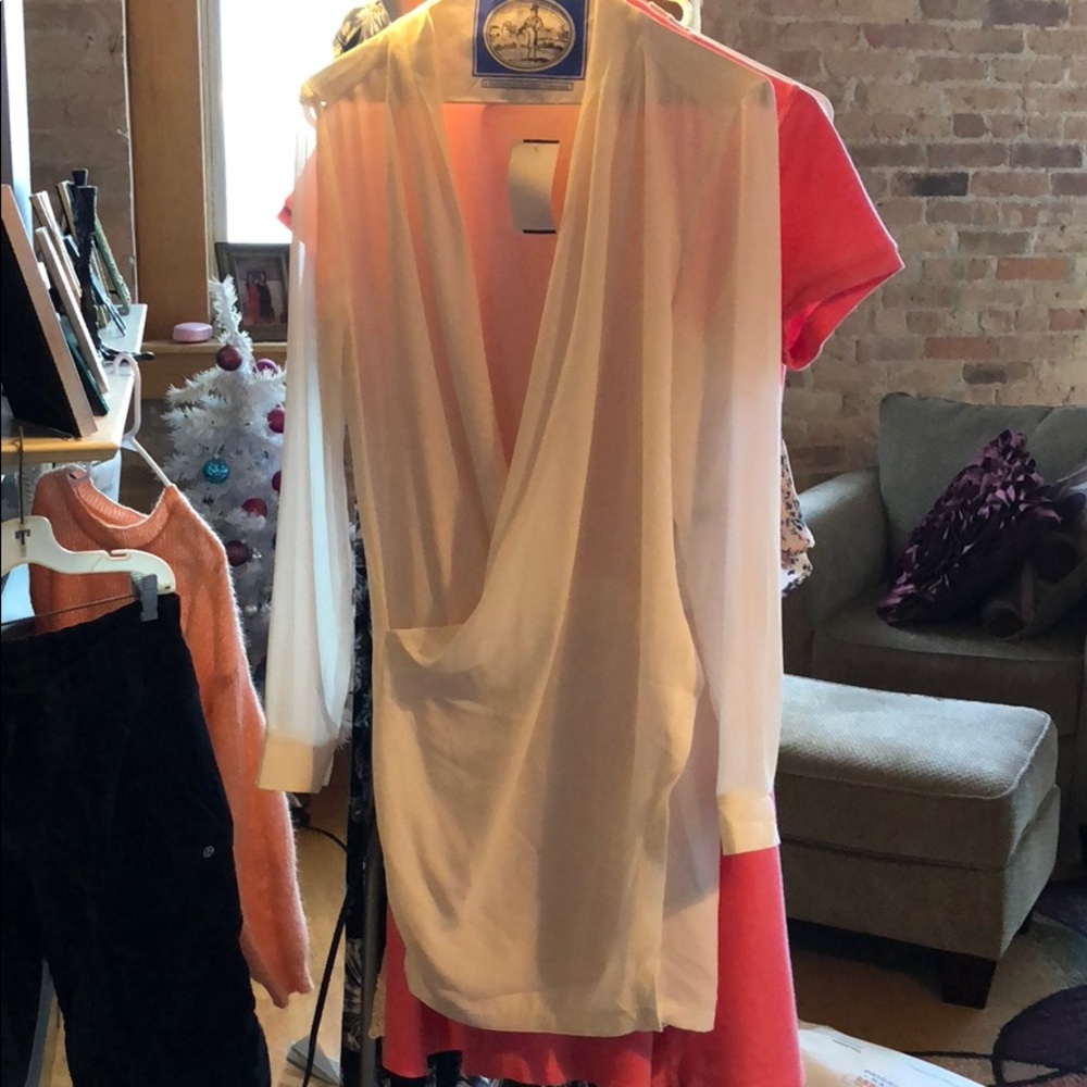 Sheer white dress